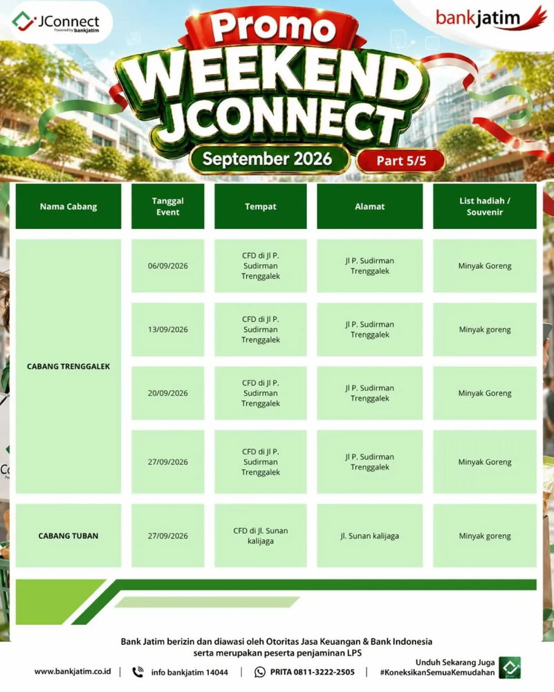 Promo Weekend Jconnect Hadir Lagi!
