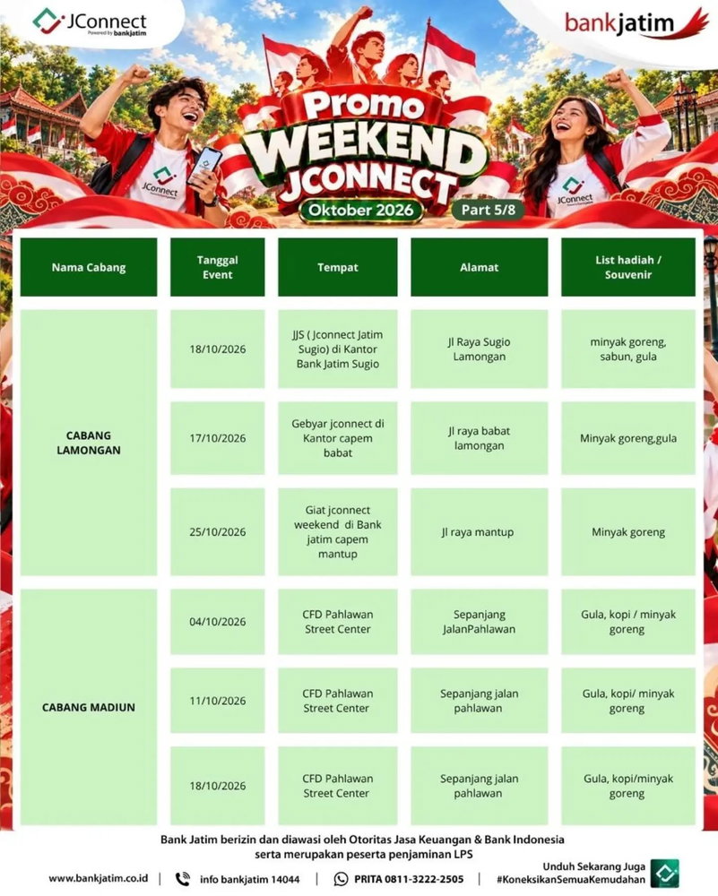 Weekend Makin Seru Bareng Jconnect!
